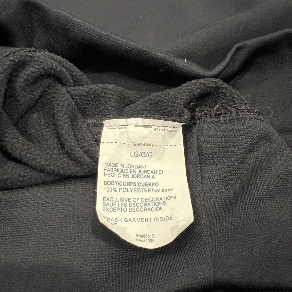 Mens Under Armour Loose Coldgear Large Black Long Sleeve Hoodie Sweatshirt - Picture 5 of 5